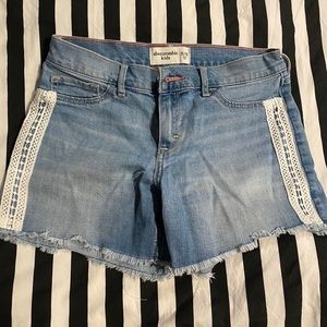 Abercrombie kids Jean shorts